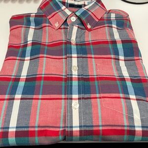 J.Crew Slim Fit Summer Plaid Button-Down Shirt – Size Small